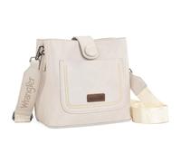 Wrangler Borsa a tracolla da donna carina e borsa a tracolla per donna, Borsa a tracolla beige, Small