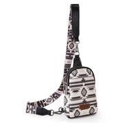 Wrangler, Borsa Aztec a tracolla Southwest, nero, Taglia unica