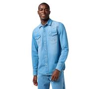Camicia in denim Wrangler Western Bleu XL
