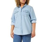 Wrangler Camicia Heritage Donna, Indaco Chiaro., XS