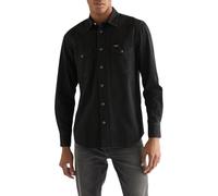 Wrangler Camicia Western da Uomo, Colore Nero risciacquo, 4XL