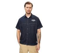 Wrangler Casey jones Camicia Jeans Uomo Ragazzo Mezza Manica Corta
