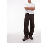 Wrangler - Casey Jones - Pantaloni dritti marroni-Marrone W28 L32