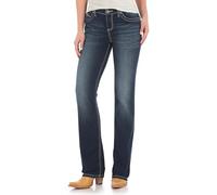Wrangler Cool Vantage Q-Baby Mid Rise Boot Cut Ultimate Riding Jean Jeans, Nr Wash, 11W x 32L Donna