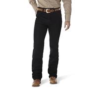 Wrangler Men's Cowboy Cut Slim Fit Jean,Black Stretch,35x32