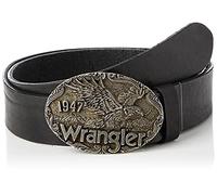 Wrangler Eagle Belt Cintura, Nero, 90 cm Uomo