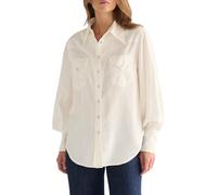 Wrangler Exaggerated Western T-Shirt, Worn White, S Donne