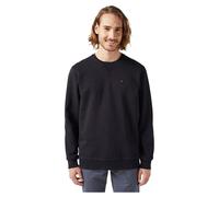 Wrangler Sign off Crew Maglia di Tuta, Nero, M Uomo
