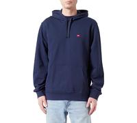 Wrangler Felpa con Cappuccio Sign off, Blu Navy, S Uomo