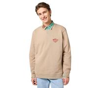 Wrangler Small Logo Crew Maglia di Tuta, Timberwolf, M Uomo