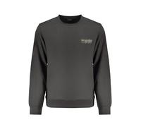Wrangler, ,Sweatshirts & Hoodies ,Uomo ,Nero ,S Felpa in Cotone Nera con Girocollo
