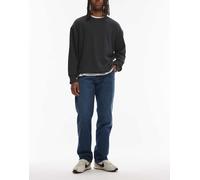 Wrangler - Frontier - Jeans dritti vestibilità comoda blu lavaggio scuro-Blu navy W32 L32