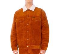 Wrangler Antifit Sherpa Giacca, Pelle Marrone, XL Uomo
