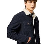 Wrangler Giacca Denim Uomo, Nero 001., S