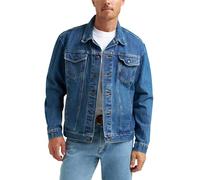 Wrangler Giacca di jeans da uomo con taglio cowboy occidentale sfoderato, Stonewash, S