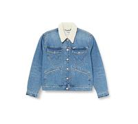 Wrangler Giacca Heritage Sherpa Denim Jacket, First Love, S Donna