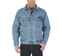 Wrangler, Giacca in denim sfoderata da uomo, Indaco Vintage, 6X