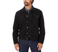 Wrangler - Giacca western in denim sfoderata, da uomo, Nero sfumato., XX-Large