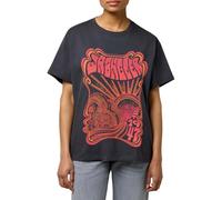 Wrangler Girlfriend Tee T-Shirt, Faded Black B, S Donna