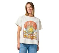 Wrangler Girlfriend Tee T-Shirt, Vintage Bianco, S Donna