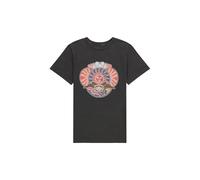 Wrangler Graphic Tee T-Shirt, Nero Sbiadito, S Donna