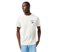 Wrangler Graphic Tee T-Shirt, Vintage Bianco, M Uomo