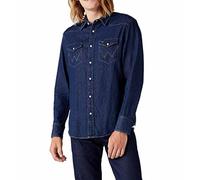 Wrangler Icons, Camicia Uomo, Blu (1 Year), L