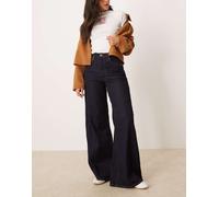 Wrangler - Jeans a fondo ampio e vita alta indaco-Blu navy W26 L32