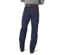 Wrangler - Jeans da uomo con taglio da cowboy Indaco rigido. 42W x 36L