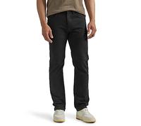 Wrangler Jeans da Uomo Free-to-Stretch Regular Fit, Nero, 36W x 32L
