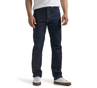 Wrangler Jeans da Uomo Free-to-Stretch Regular Fit, Risciacquare Denim, 34W x 29L