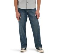Wrangler Jeans da Uomo Free-to-Stretch Relaxed Fit, Marina., 40W x 32L