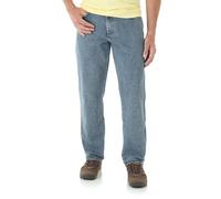 Wrangler, jeans da uomo Jean, dall’aspetto consumato e la vestibilità comoda Grey Indigo 42W x 29L