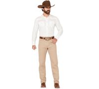 Wrangler - Jeans da uomo, modello dritto Marrone chiaro 40W x 36L