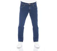 Wrangler Jeans da Uomo Regular Fit Greensboro Pantaloni Dritti Jeans Denim Stretch Cotone Blu Nero w30 w31 w32 w33 w34 w35 w36 w38 w40 w42 w44, Chip Blu (Wss3lq46a), 32W x 34L