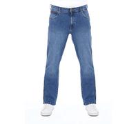 Wrangler Jeans da uomo Regular Fit Texas Stretch Pantaloni Authentic Straight Jeans Denim cotone nero blu grigio w28 w29 w30 w31 w32 w33 w34 w36 w38 w40 w42 w44, Blue Whirl (Wss1p311e), 33W x 34L