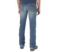 Wrangler Jeans da Uomo retrò, Slim Fit, Gamba Dritta, 30W x 36L