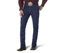 Wrangler - Jeans da uomo stile cowboy, modello slim fit Rigid Indigo 40W x 34L (US Taglia)