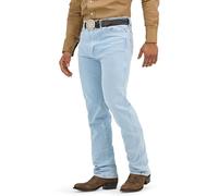 Wrangler Jeans da Uomo Taglio Cowboy Slim Fit Active Flex, Candeggina., W42 / L30
