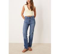 Wrangler - Jeans dritti blu lavaggio medio W26 L32