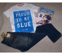 WRANGLER jeans GREENSBORO Lite Wait Tg.W32/L34 + T-Shirt OMAGGIO