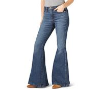 Wrangler Jeans Svasati da Donna, Stile retrò, a Vita Alta, 30W x 32L