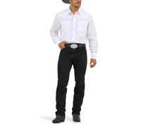 Wrangler Jeans Uomo Silver Edition Slim Fit, Black Wash, 31W x 32L