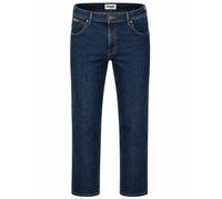WRANGLER Jeans 'Wrangler Texas Herren-Stretchjeans Regular Fit Authentic Straight W12133009 Darkstone' blu scuro Uomo - Abbigliamento - Jeans - A sigaretta WRANGLER 42