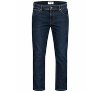 WRANGLER Jeans 'Wrangler Texas Herren-Stretchjeans Regular Fit Authentic Straight W12175001 Blue Black' blu notte Uomo - Abbigliamento - Jeans - A sigaretta WRANGLER 44