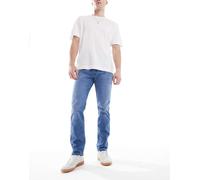 Wrangler - Larston - Jeans slim affusolati lavaggio blu medio W33 L32