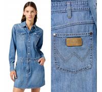 Wrangler LS Denim Dress Abito Casual, Ultra Marine, L Donna