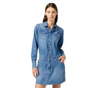 Wrangler LS Denim Dress Abito Casual, Ultra Marine, S Donna