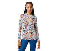 Wrangler LS Slim Tee T-Shirt, Stampa Latigo, XXL Donna