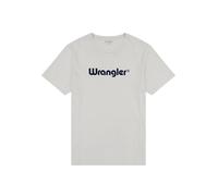 Wrangler Maglietta con Logo T-Shirt, Bianco, XXL Uomo